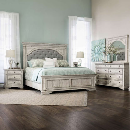Steve Silver - Highland Park King Bed - Ivory - HP900KBW veiw 4