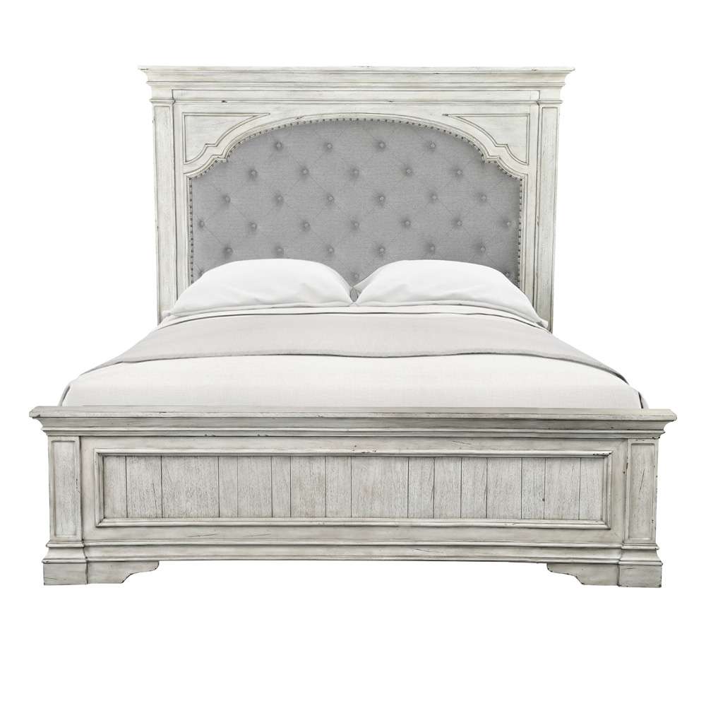 Steve Silver - Highland Park Queen Bed - Ivory - HP900QBW veiw 1