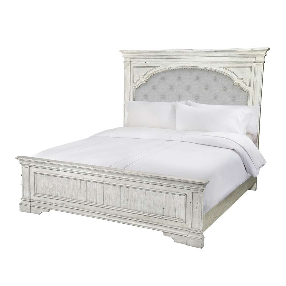 Steve Silver - Highland Park Queen Bed - Ivory - HP900QBW veiw 2