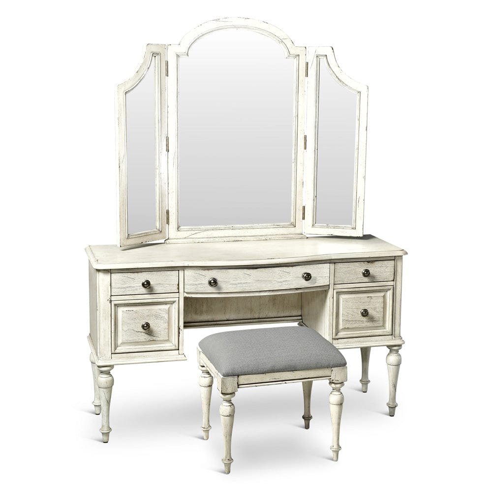 Steve Silver - Highland Park Vanity Mirror Bench Set - HP900VBWDM view 1
