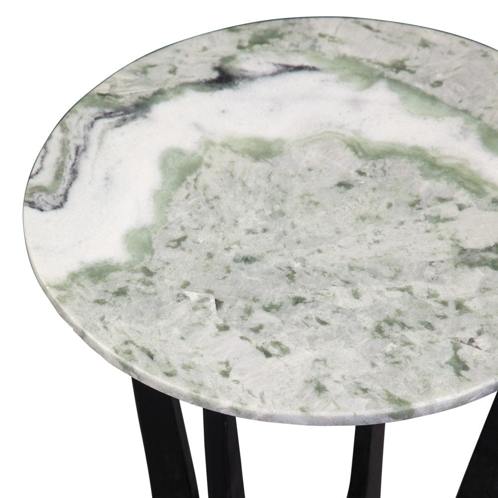 Steve Silver - Hoxley Green Onyx Top Round End Table - HX200ERE view 3