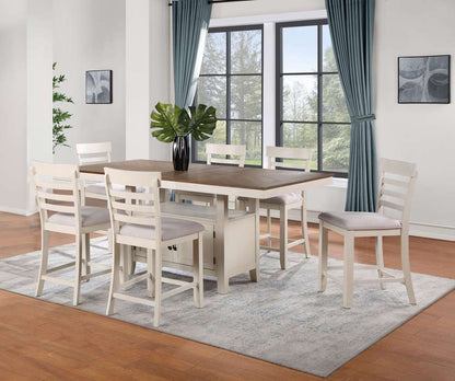 Steve Silver - Hyland 7pc Dining Set - Brown - HY500-C7PC-N veiw 1