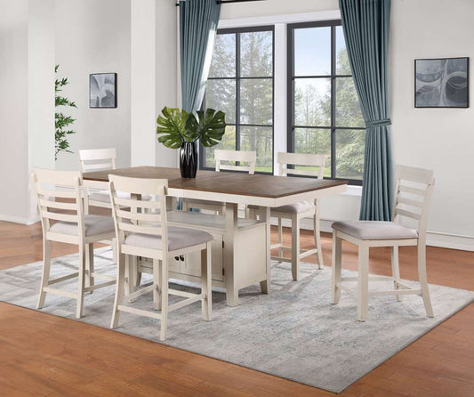 Steve Silver - Hyland 7pc Dining Set - Brown - HY500-C7PC-N veiw 1