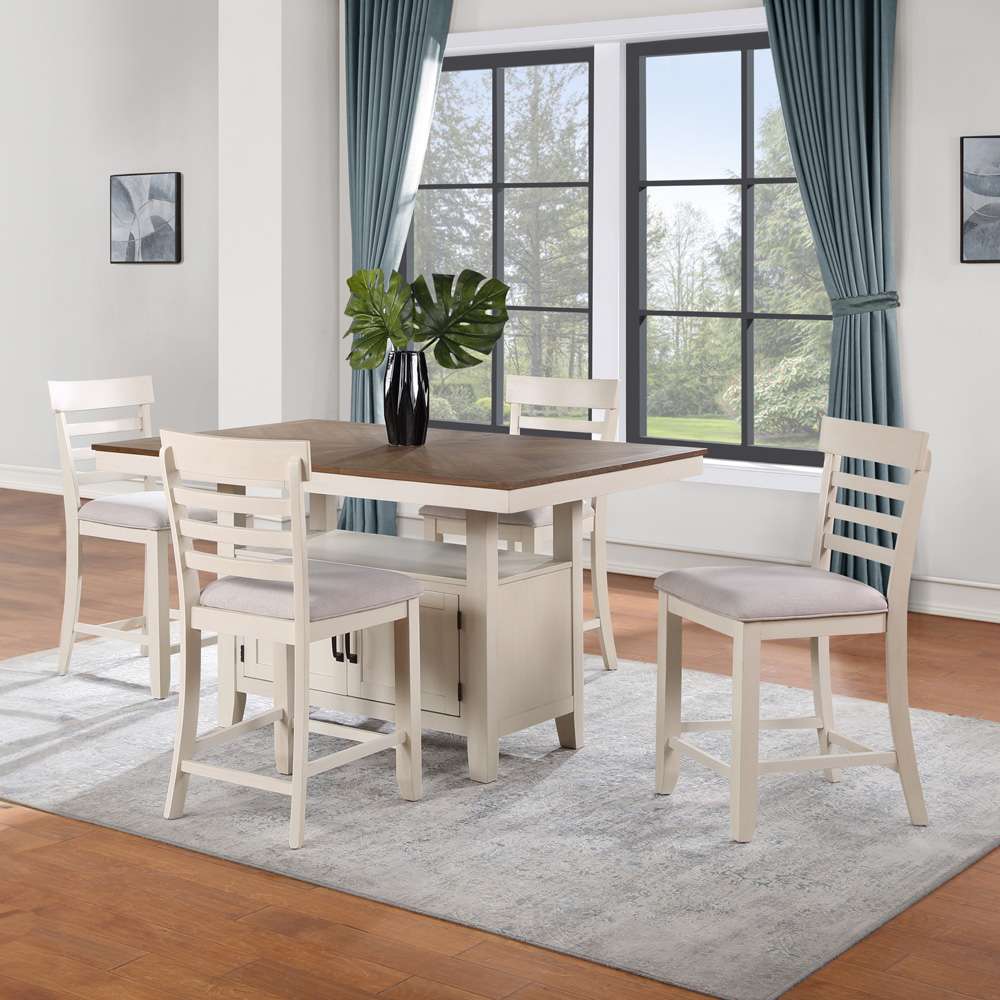 Steve Silver - Hyland Brown 5pc Dining Set - HY500-C5PC-N veiw 1