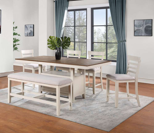 Steve Silver - Hyland Brown 6pc Dining Set - HY500-C6PC-N veiw 1