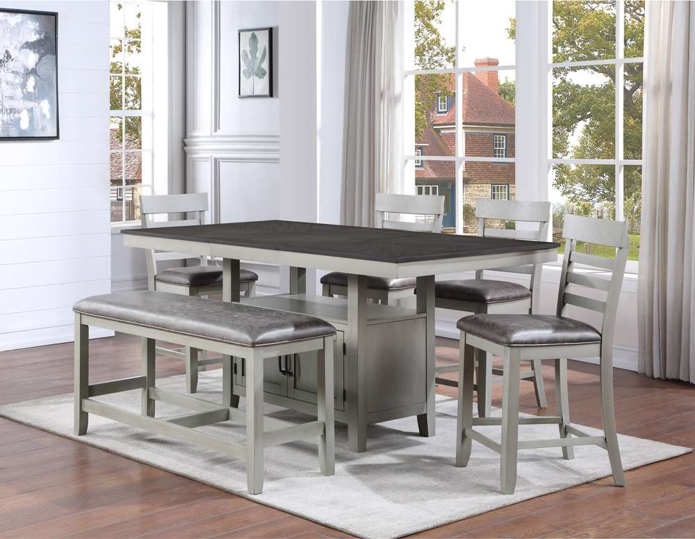 Steve Silver - Hyland Counter Bench - HY500CCBN veiw 3