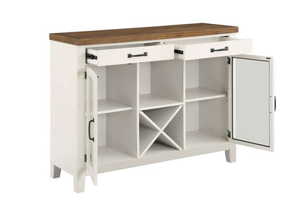 Steve Silver - Hyland Server - Brown/White - HY500SVB veiw 3