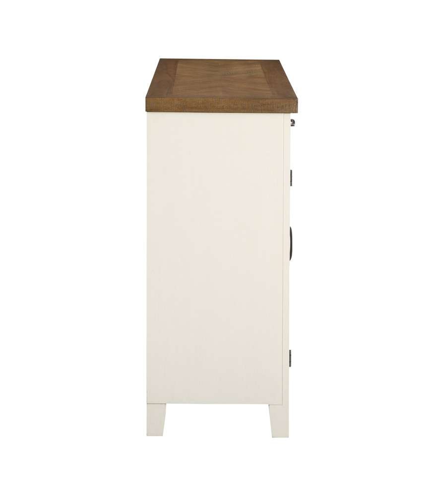 Steve Silver - Hyland Server - Brown/White - HY500SVB veiw 4