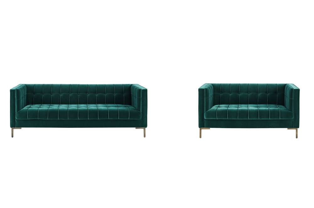Steve Silver - Isaac Green Sofa and Loveseat Set - IC100-2PCE veiw 1