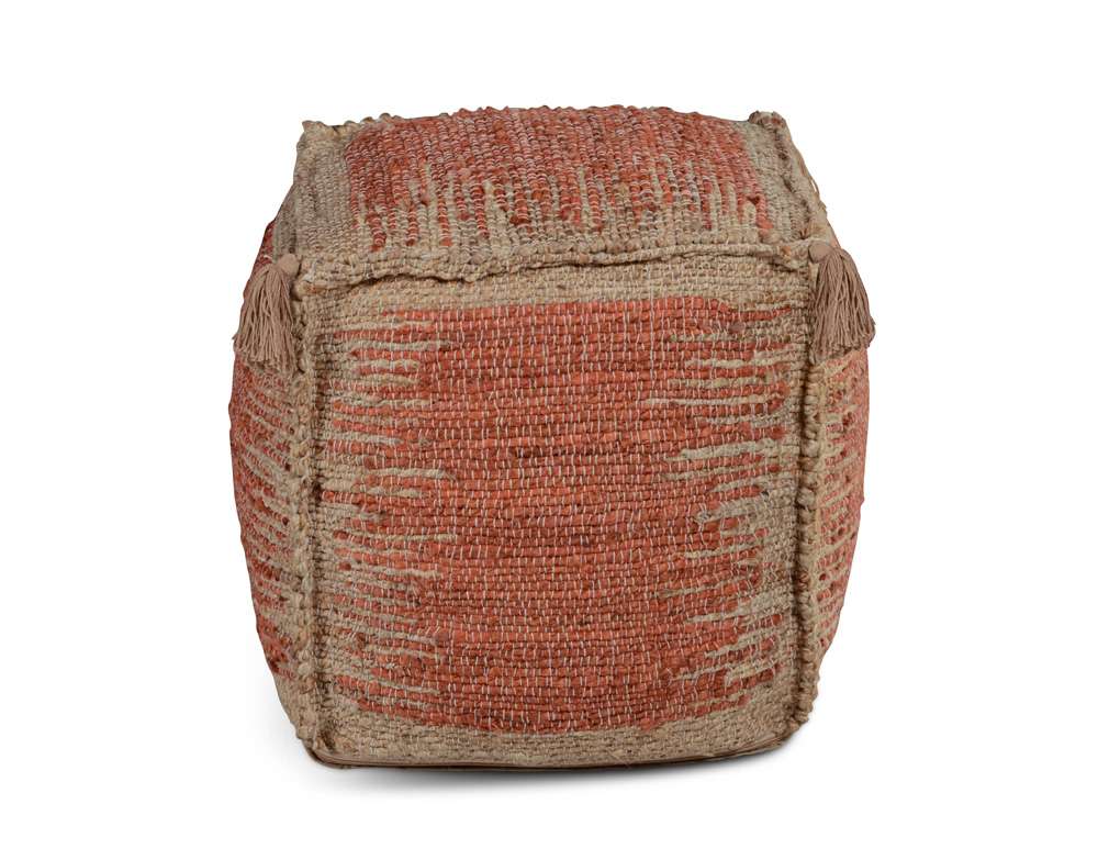 Steve Silver - Jafar Handwoven Pouf - JF180P veiw 1