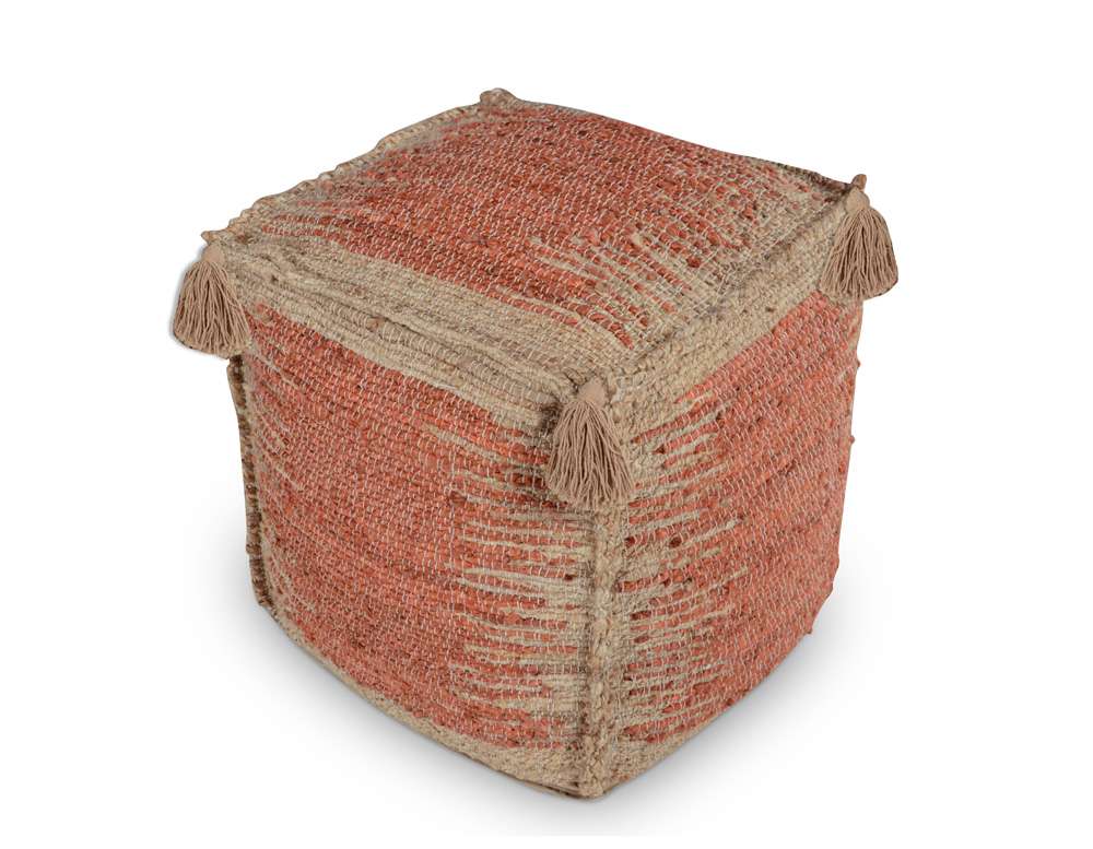 Steve Silver - Jafar Handwoven Pouf - JF180P veiw 3