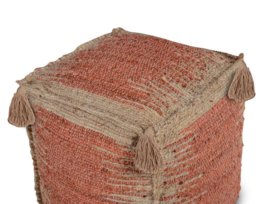 Steve Silver - Jafar Handwoven Pouf - JF180P veiw 4