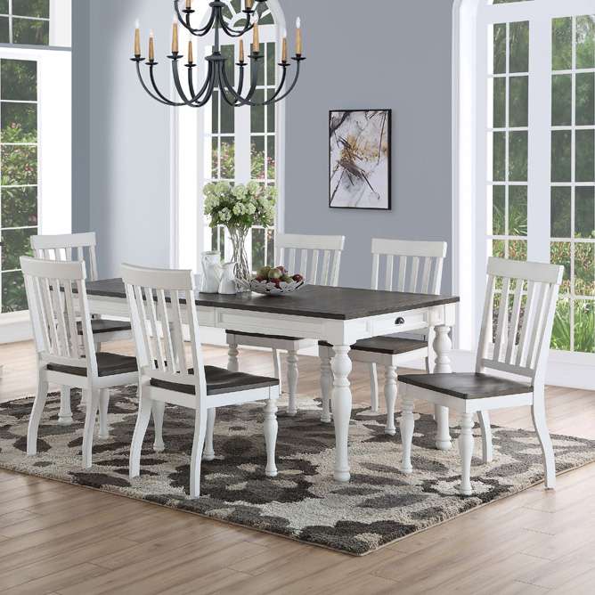 Steve Silver - Joanna 7pc Dining Set - Two Tone - JA500TS7PC veiw 1