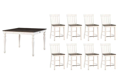 Steve Silver - Joanna 9pc Counter Set, Two Tone - JA54549PC veiw 1