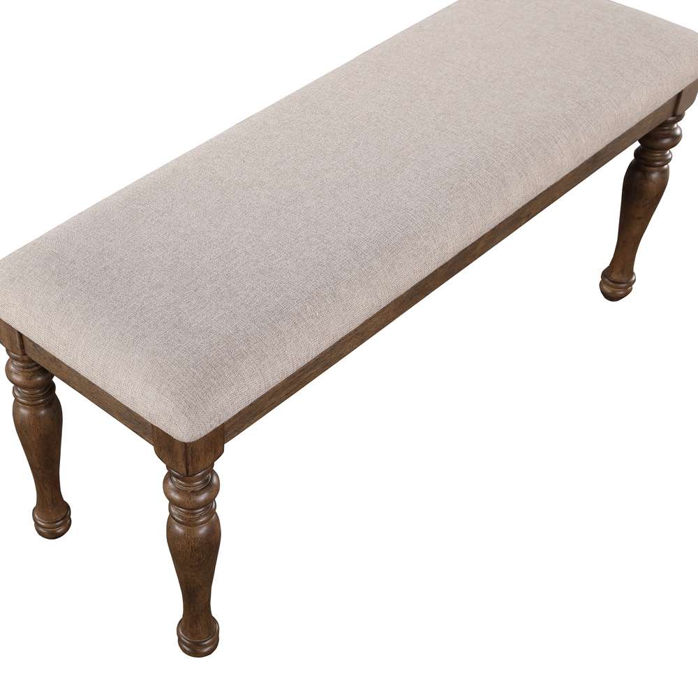Steve Silver - Joanna Bench - Brown - JA600NBN veiw 4
