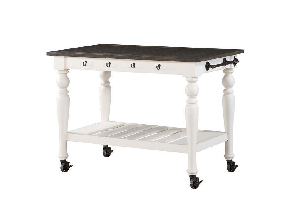 Steve Silver - Joanna Two Tone Kitchen Cart - JA500C view 1