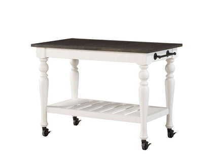 Steve Silver - Joanna Two Tone Kitchen Cart - JA500C view 2