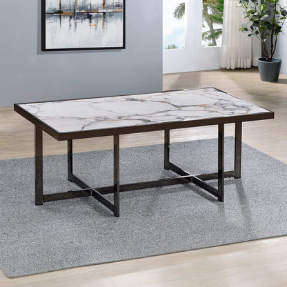 Steve Silver - Kayley Sintered Stone Cocktail Table - KY200WC view 4