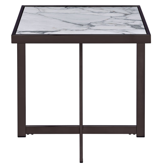 Steve Silver - Kayley Sintered Stone Square End Table - KY200WE view 2