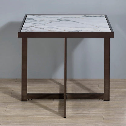 Steve Silver - Kayley Sintered Stone Square End Table - KY200WE view 5