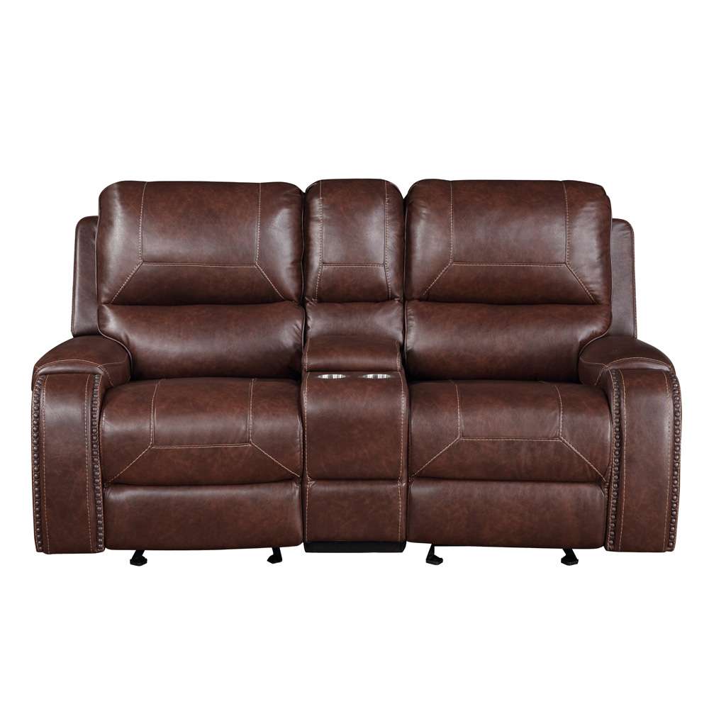 Steve Silver - Keily Brown Manual Console Loveseat - KE800CL view 1