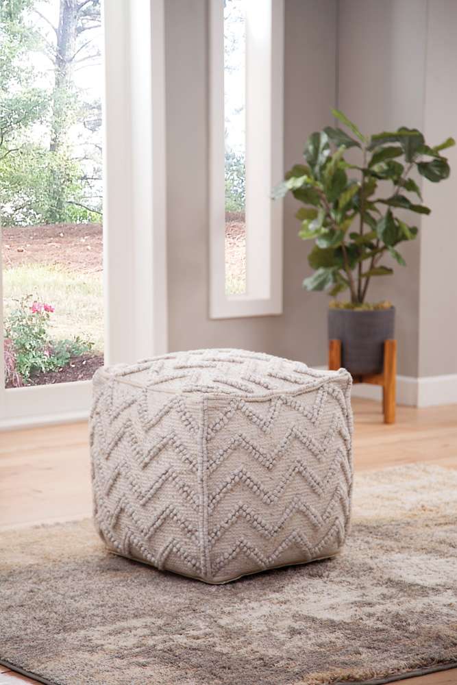 Steve Silver - Kenzari Handwoven Pouf - KZ180P veiw 1