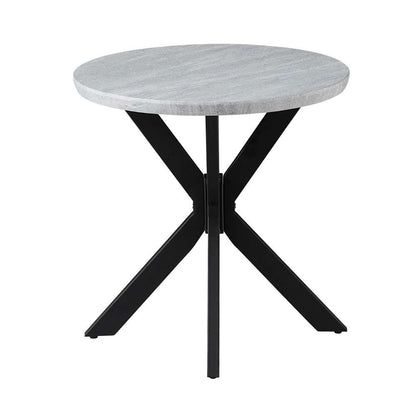 Steve Silver - Keyla Faux-Marble Round End Table - KY200E veiw 2