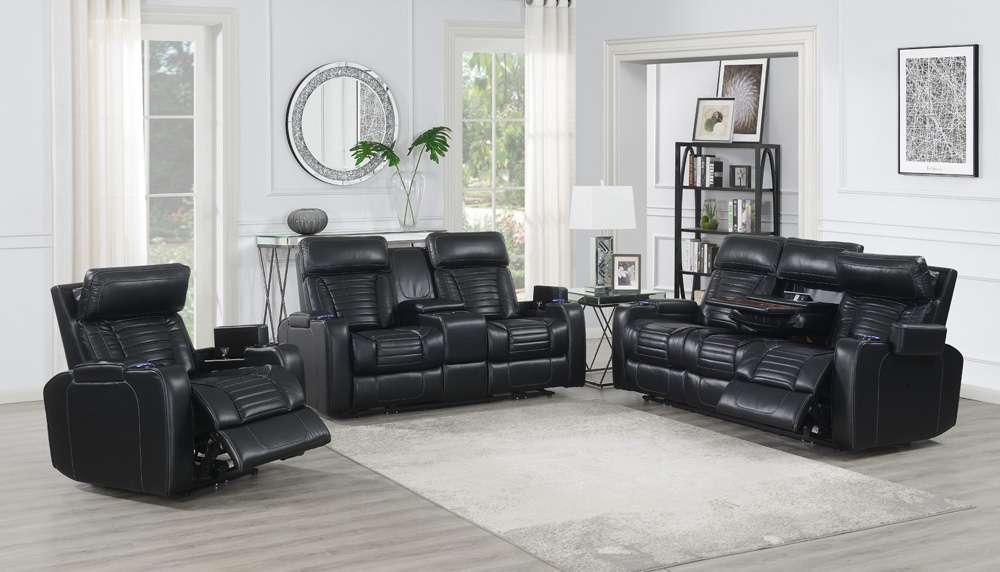 Steve Silver - Lavon 3pc Power Reclining Set - LA9503PC veiw 6