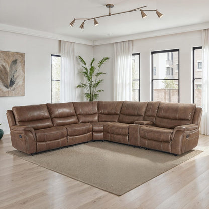 Steve Silver - Lehi 6-Piece Manual Reclining Sectional - LH97506PCSECT view 3