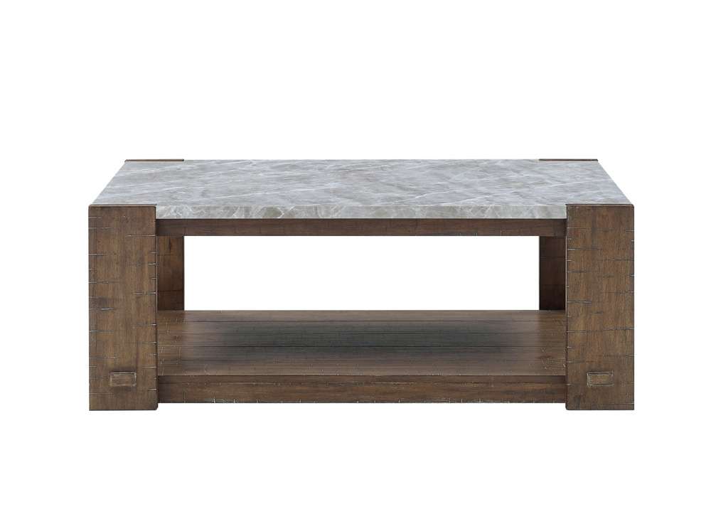 Steve Silver - Libby Sintered Stone Coffee Table with Casters - LB100CAS veiw 1