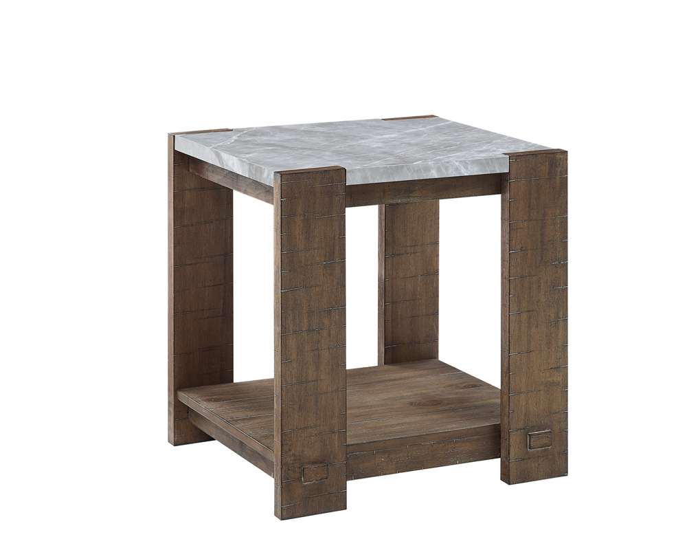 Steve Silver - Libby Sintered Stone End Table - LB100E veiw 2
