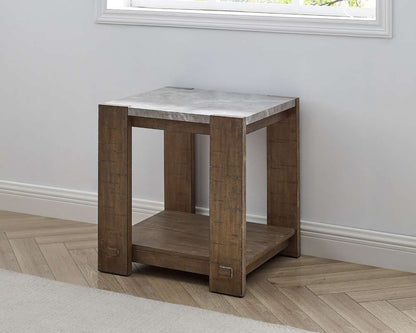 Steve Silver - Libby Sintered Stone End Table - LB100E veiw 3