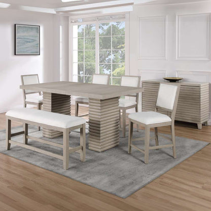 Steve Silver - Lily 25in Counter Bench - LLY500CCBN veiw 5