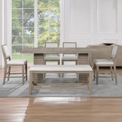 Steve Silver - Lily 6-Piece Counter Dining Set - LLY500-C6PC view 1