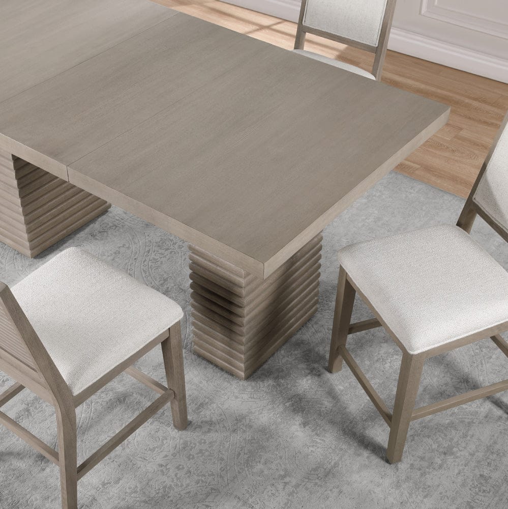 Steve Silver - Lily 60-78" Counter Table w/18" Leaf - LLY500-PTPTB view 5