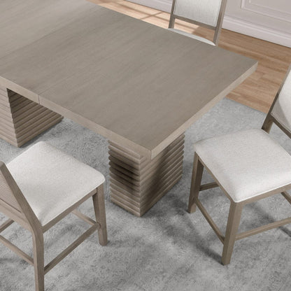 Steve Silver - Lily 60-78" Counter Table w/18" Leaf - LLY500-PTPTB view 5