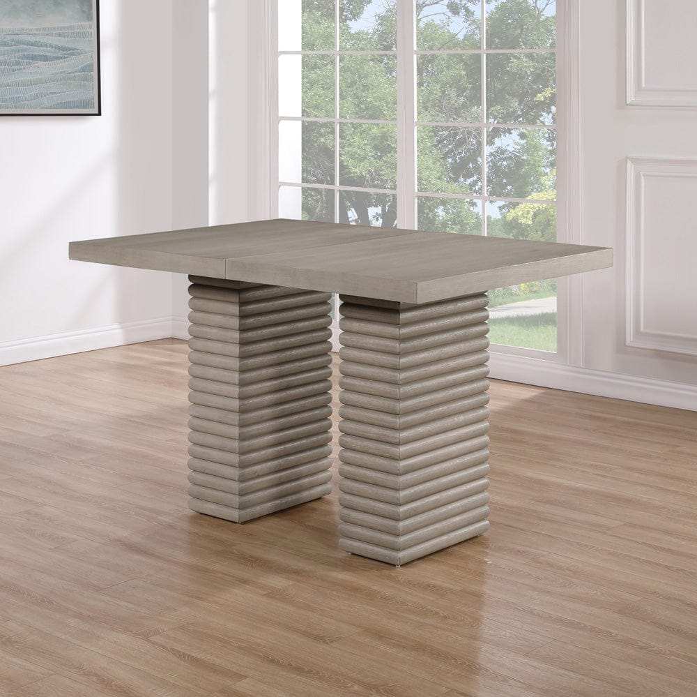 Steve Silver - Lily 60-78" Counter Table w/18" Leaf - LLY500-PTPTB view 7