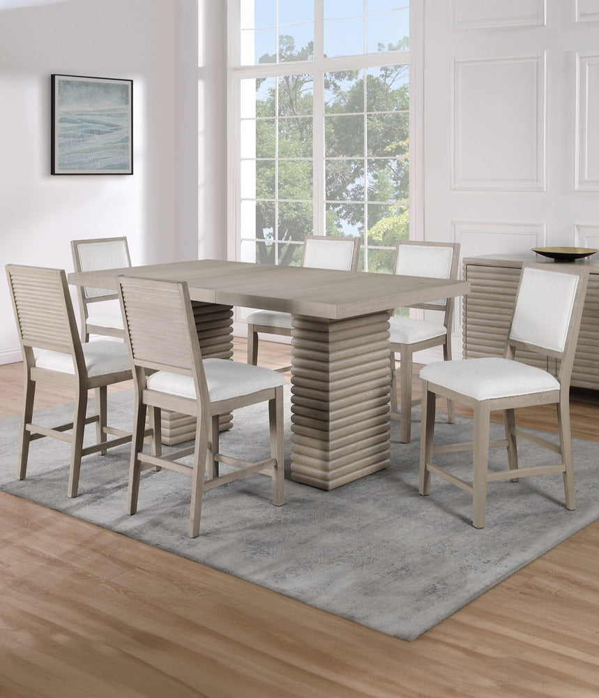 Steve Silver - Lily 7-Piece Counter Dining Set - LLY500-C7PC view 1
