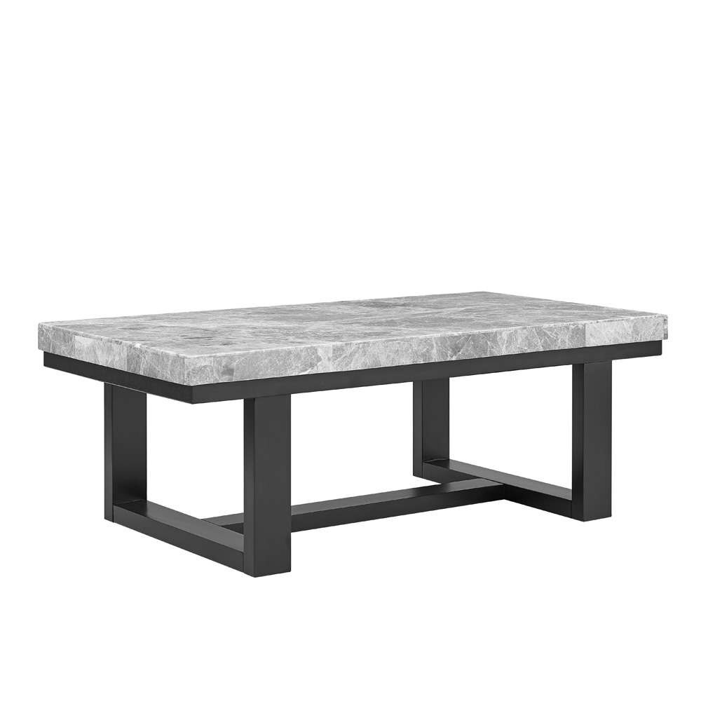 Steve Silver - Lucca Gray Marble Top Coffee Table - LC350C veiw 2