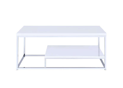 Steve Silver - Lucia Cocktail Table White - LU450CW veiw 1