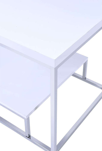 Steve Silver - Lucia End Table White - LU450EW veiw 3