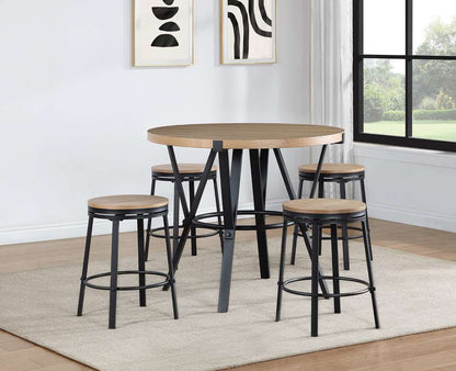 Steve Silver - Magnoli 5-Piece Counter Dining Set (Counter Table & 4 Swivel Counter Chairs) - MM4242K-C5PC veiw 1