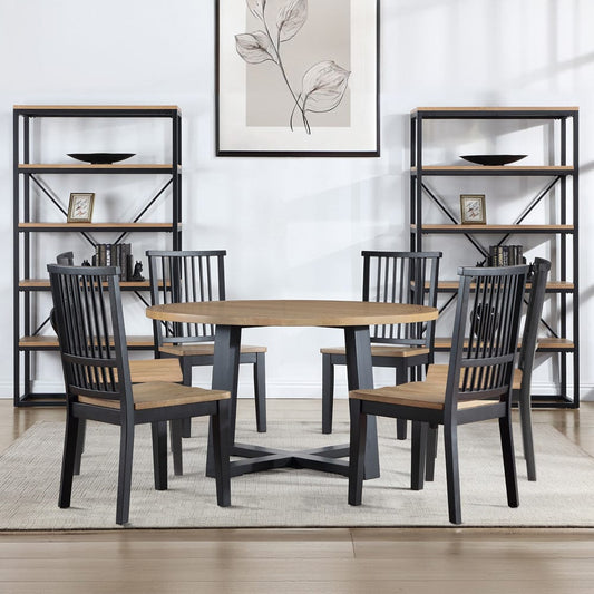 Steve Silver - Magnolia 54-inch Round 7-Piece Dining Se - MM5454K-D7PC view 1