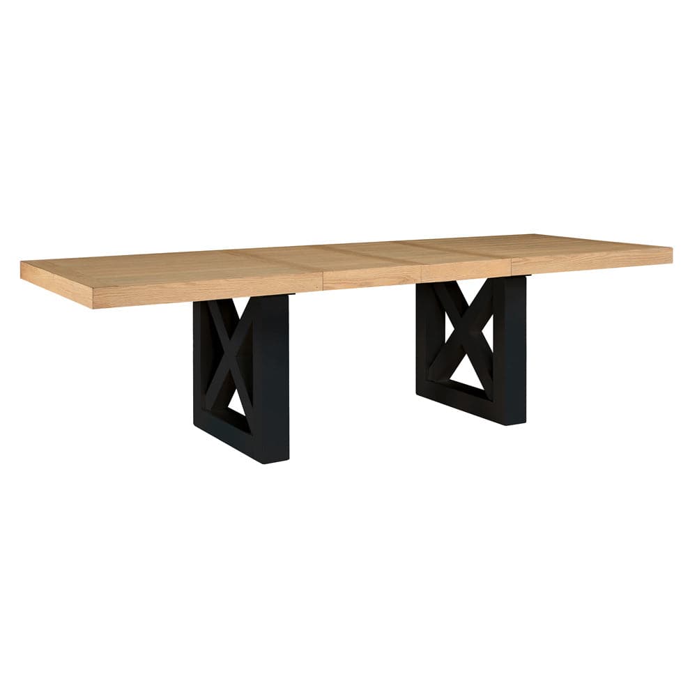 Steve Silver - Magnolia 7-Piece Set, 72-108" Dining Table w/2-18 Leaves, 6 Side Chairs, Black Base - MM500K-D7PC view 2