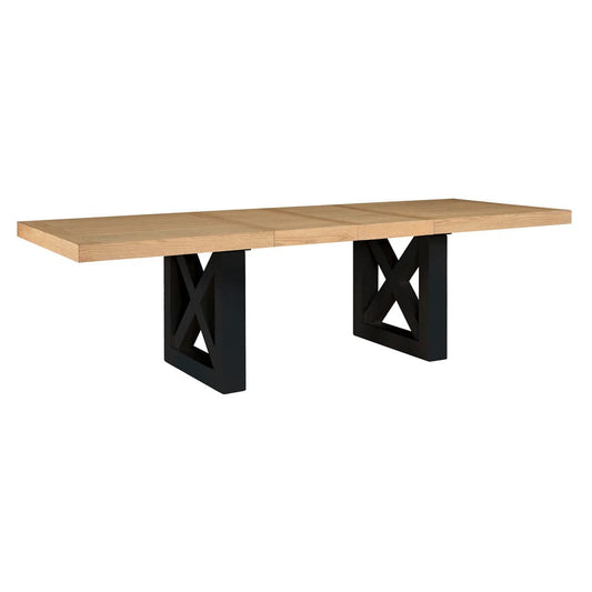 Steve Silver - Magnolia 7-Piece Set, 72-108" Dining Table w/2-18 Leaves, 6 Side Chairs, Black Base - MM500K-D7PC view 2