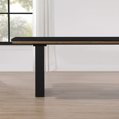 Steve Silver - Magnolia 80-96" Dining Table w/16" Leaf, Black - MM600K-TTTB view 5