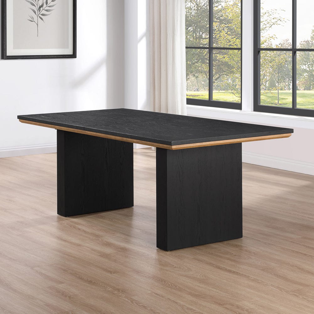 Steve Silver - Magnolia 80-96" Dining Table w/16" Leaf, Black - MM600K-TTTB view 7