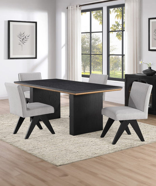 Steve Silver - Magnolia Black 5-Piece Side Chair Dining Set - MM600K-D5PC view 1