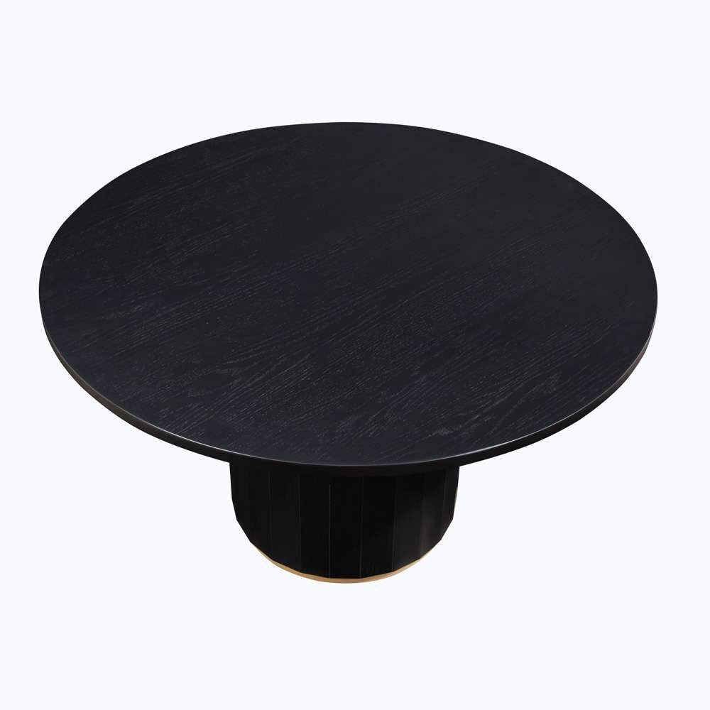 Steve Silver - Magnolia Black 5PC Round Dining Set - MM520K-S-D5PC veiw 5