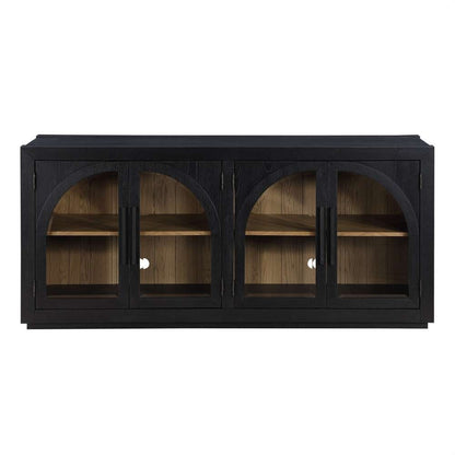 Steve Silver - Magnolia Cathedral Doored Server - Black - MM520KSV veiw 1